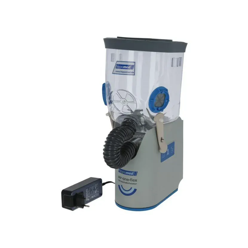 Bateriový ultrazvukový inhalátor Hippomed AirOne Flex set bez masky