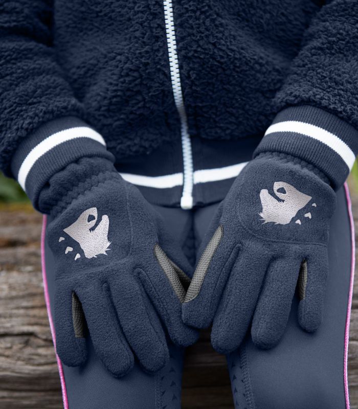 Dětské jezdecké rukavice LUCKY GISELLE