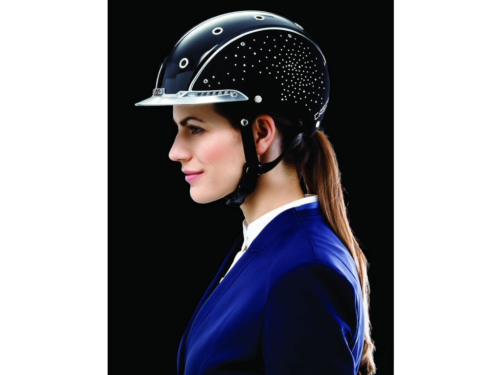 Jezdecká přilba Casco Spirit-3 Crystal, marine