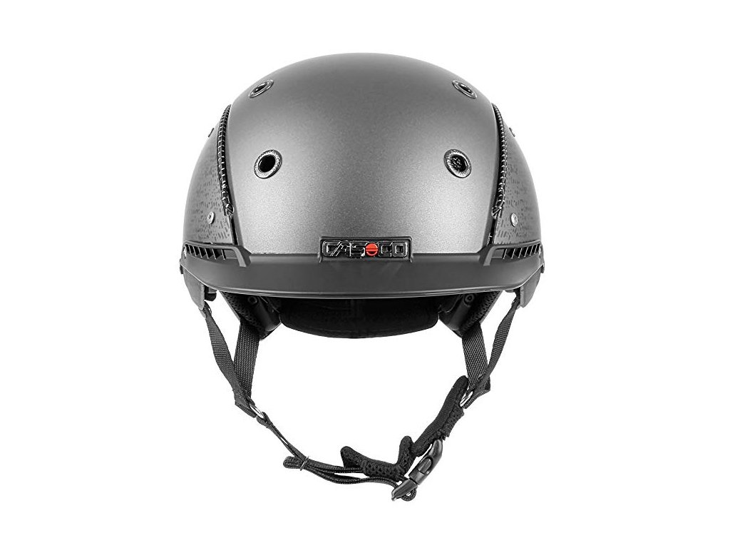 Jezdecká přilba Casco Champ-3, stříbrná