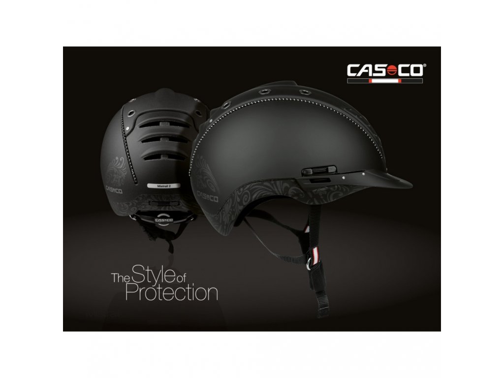 Jezdecká přilba Casco Mistrall-2,Floral
