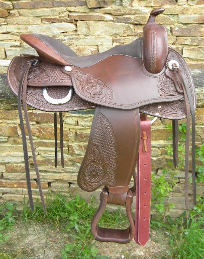 Westernové bezkostrové sedlo FREEMAX Round Cow by Acavallo