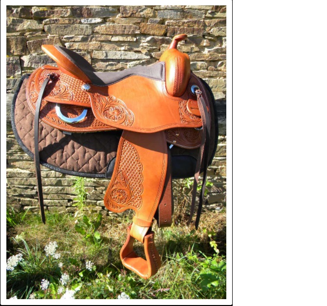 Westernové bezkostrové sedlo FREEMAX Short Back Cow by Acavallo