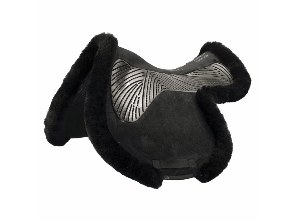 Podsedlová deka vykrojená tlumící Twin Sided Gel Sheepskin Edge ACAVALLO