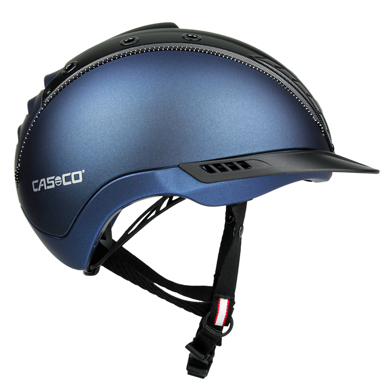 Jezdecká přilba Casco Mistrall-2,modrá-Struktur
