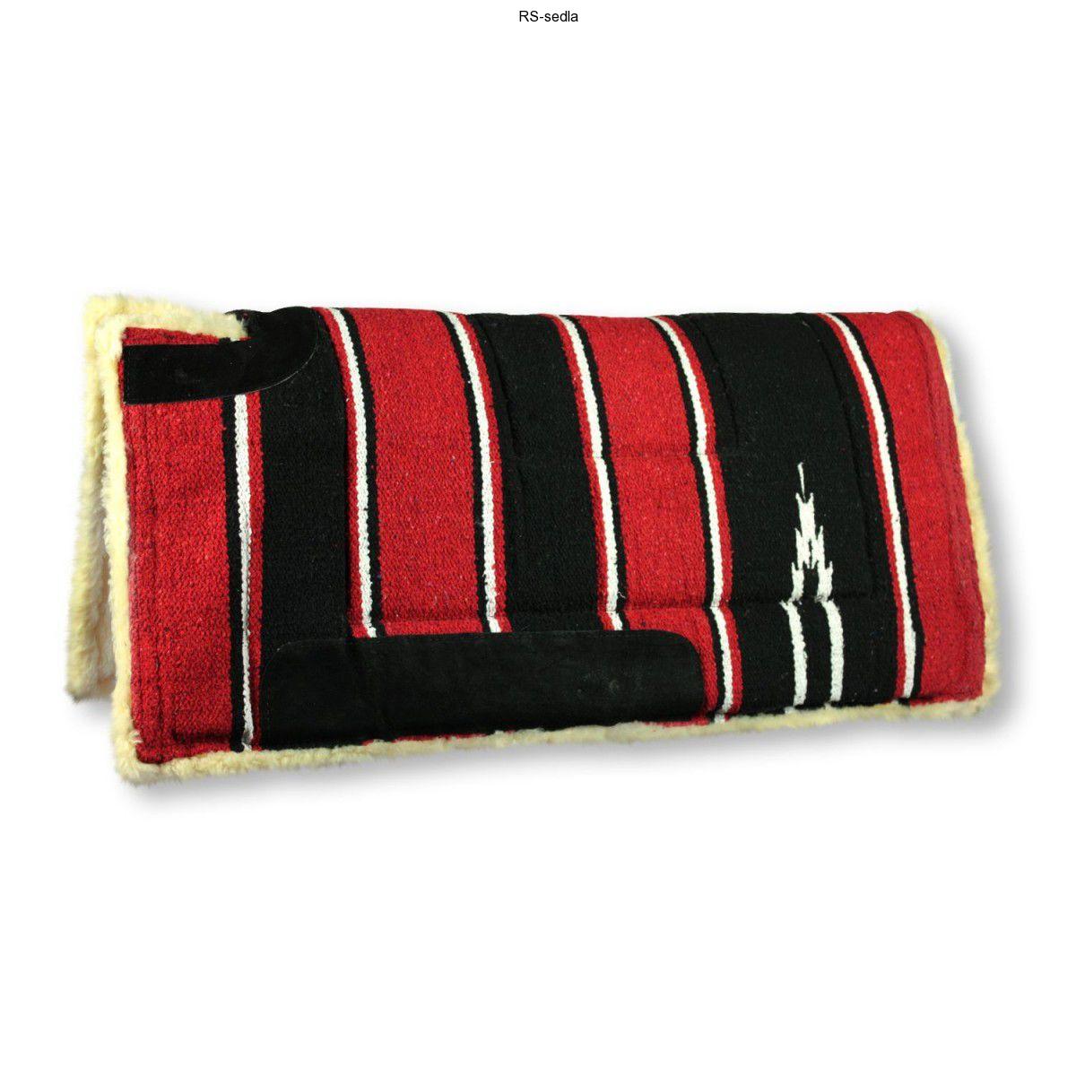 Westernová podsedlová deka s výkrojem na kohoutek