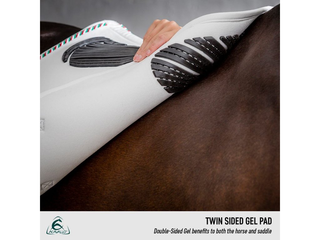 Dečka podsedlová tlumící Twin Sided Gel w/Rope ACAVALLO