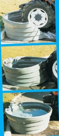 Pastevní napájecí nádrž SUPERBAC 450 l oválná pro skot a koně