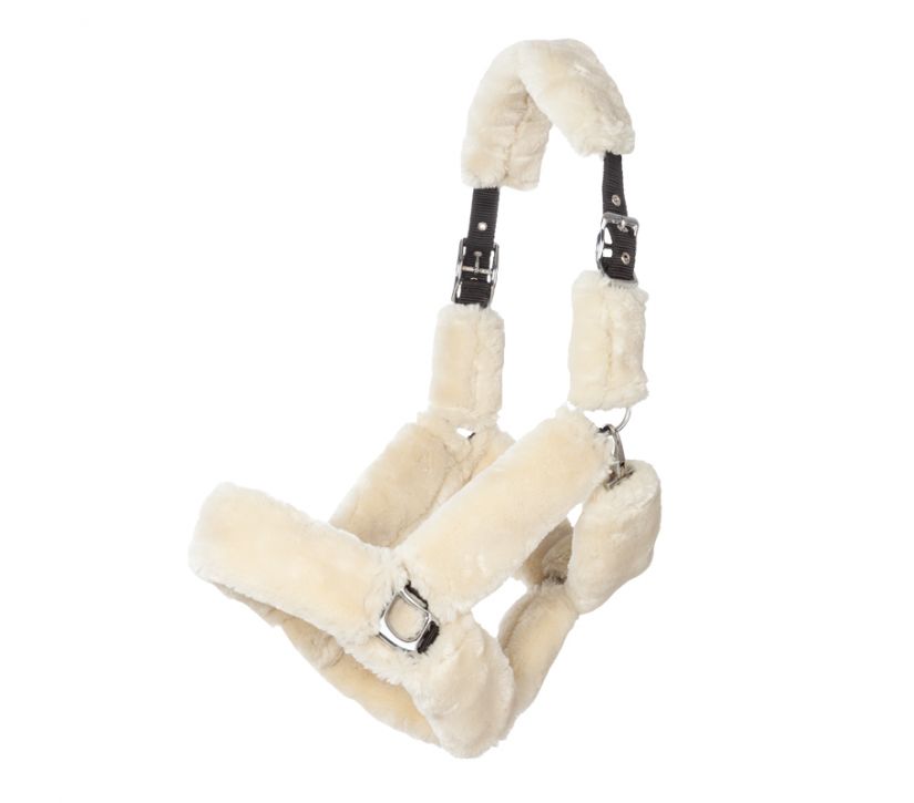 Ohlávka cestovní s plyšovým beránkem