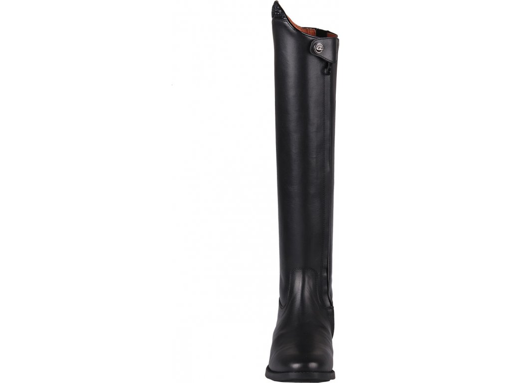 Vysoké jezdecké kožené boty YUNA