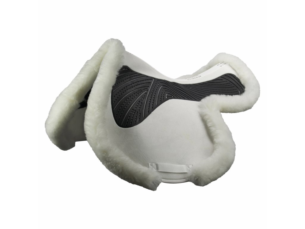 Podsedlová deka vykrojená tlumící Twin Sided Gel Sheepskin Edge ACAVALLO