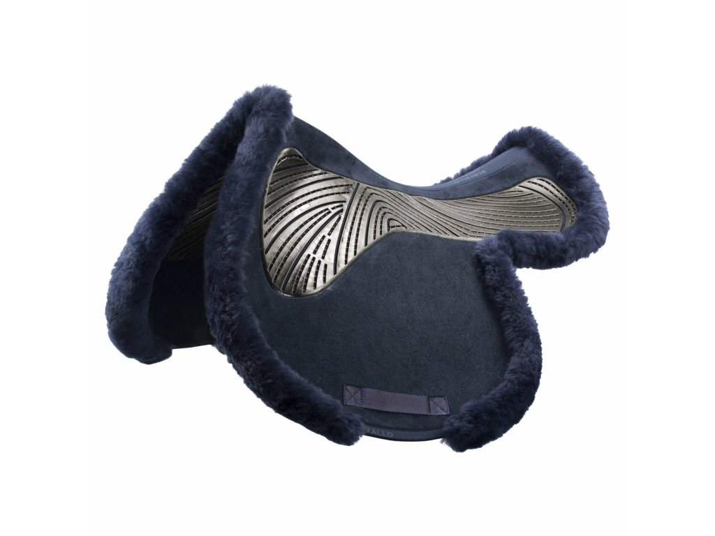Podsedlová deka vykrojená tlumící Twin Sided Gel Sheepskin Edge ACAVALLO