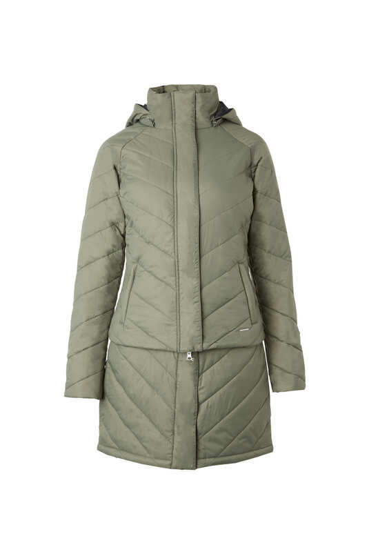 Dámská prošívaná bunda s odnímatelnou sukní AURORA