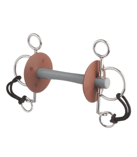 Udidlo Pelham nelomené COMFORT BERIS, měkké, dlouhé, 18 mm